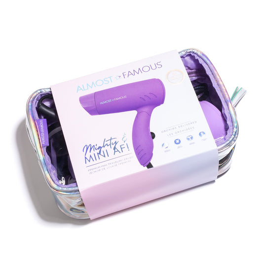 "Blown Voyage" 2-Piece Set - Purple/White