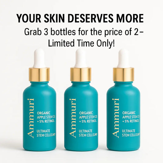 24-Hour Retinol 5% Serum with Apple Stem Cell for Anti-Ageing & Skin Renewal | Ammuri