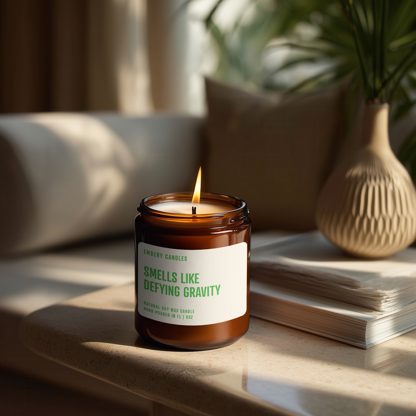 Smells Like Defying Gravity | Soy Wax Scented Candle