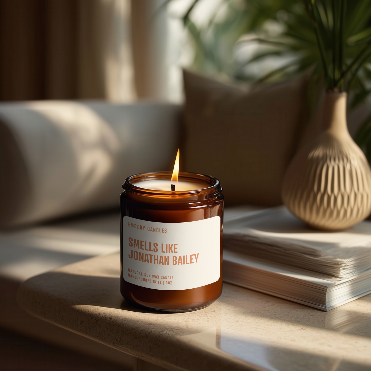 Smells Like Jonathan Bailey | Soy Wax Scented Candle